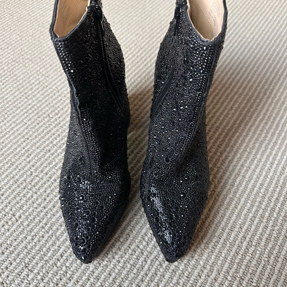 Betsey Johnson Della Booties in Black